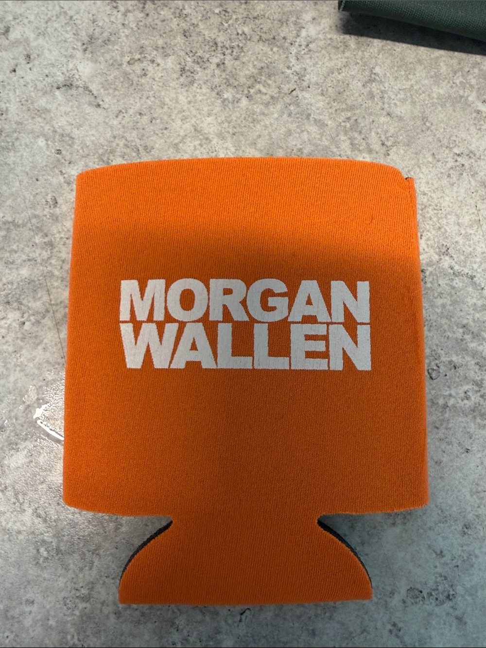 Morgan Wallen “One Beer At A Time” Orange Tour Koozie | Concert Merch |